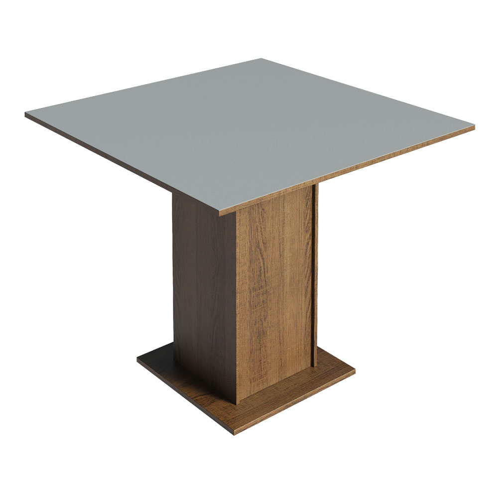 Foto 7 pulgar | Comedor Madesa con 4 Sillas Gris