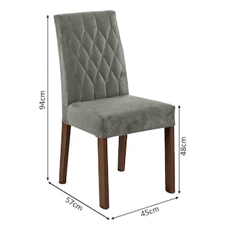 Foto 4 | Comedor Madesa con 8 Sillas Gris