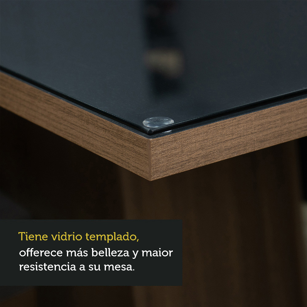 Foto 6 pulgar | Comedor Madesa Avril con 4 Sillas Grises