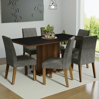 Foto 2 | Juego de Comedor con 6 Sillas Madesa Renata color Plata