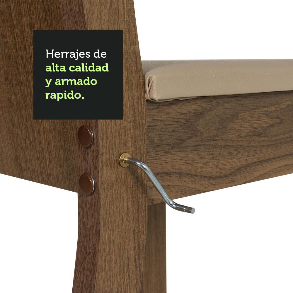 Foto 6 pulgar | Juego de Comedor Madesa Rute con 4 Sillas
