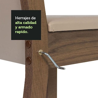 Foto 6 | Juego de Comedor Madesa Bea con 4 Sillas