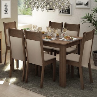 Foto 2 | Juego de Comedor Madesa con 6 Sillas Jaíne