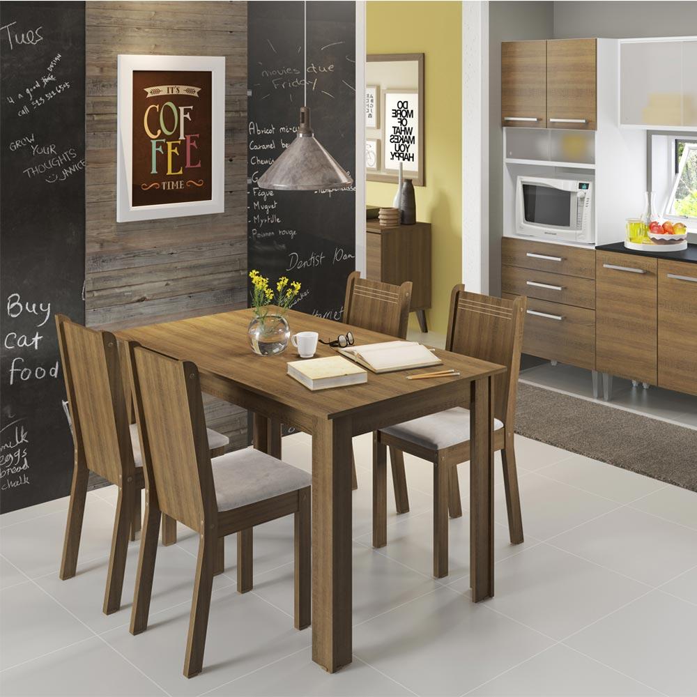 Foto 3 pulgar | Juego de Comedor Madesa Rosie con 4 Sillas