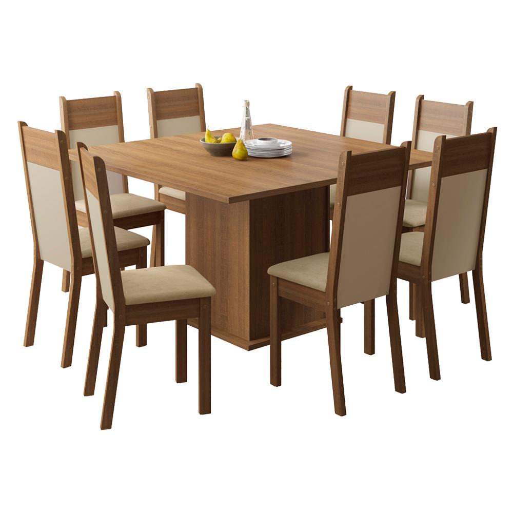 Foto 2 pulgar | Juego de Comedor Madesa Panamá con 8 Sillas