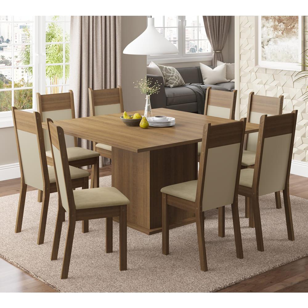 Foto 3 pulgar | Juego de Comedor Madesa Panamá con 8 Sillas