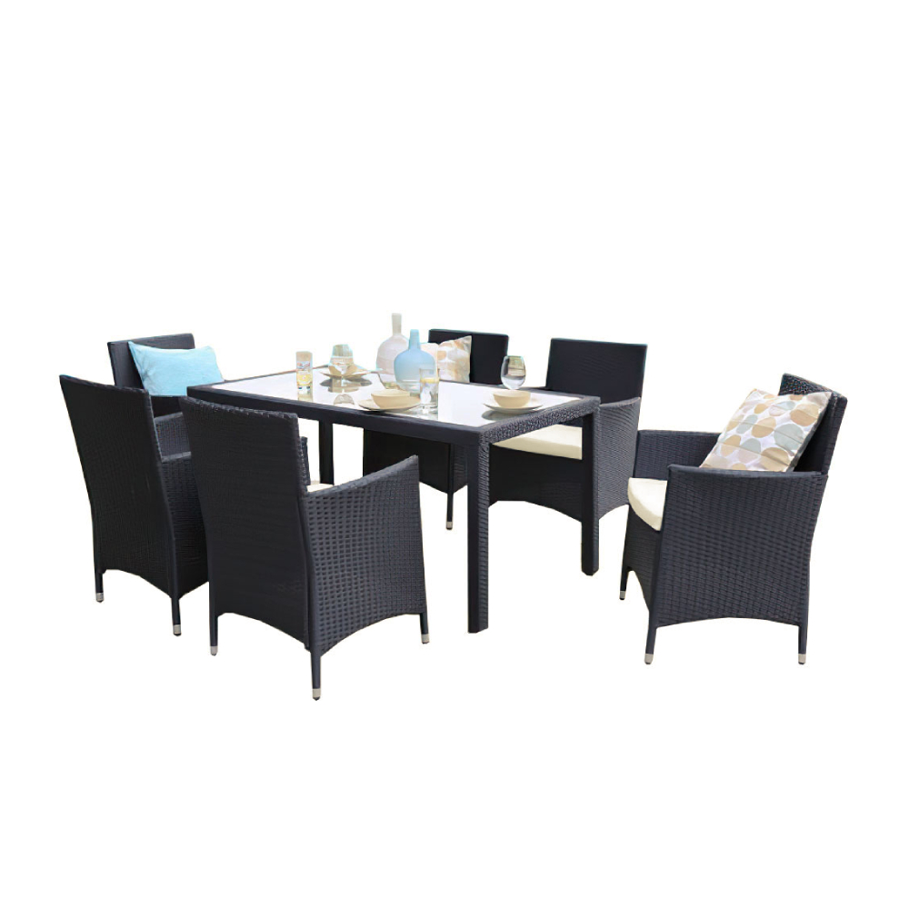 Comedor para Exterior con 6 Sillas