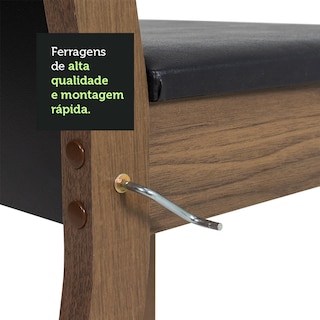 Foto 6 | Juego de Comedor Madesa Medelin con 6 Sillas