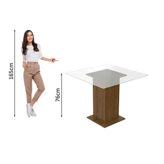 Foto 4 | Juego De Comedor Con Mesa Y 4 Sillas Madesa Anita Mn