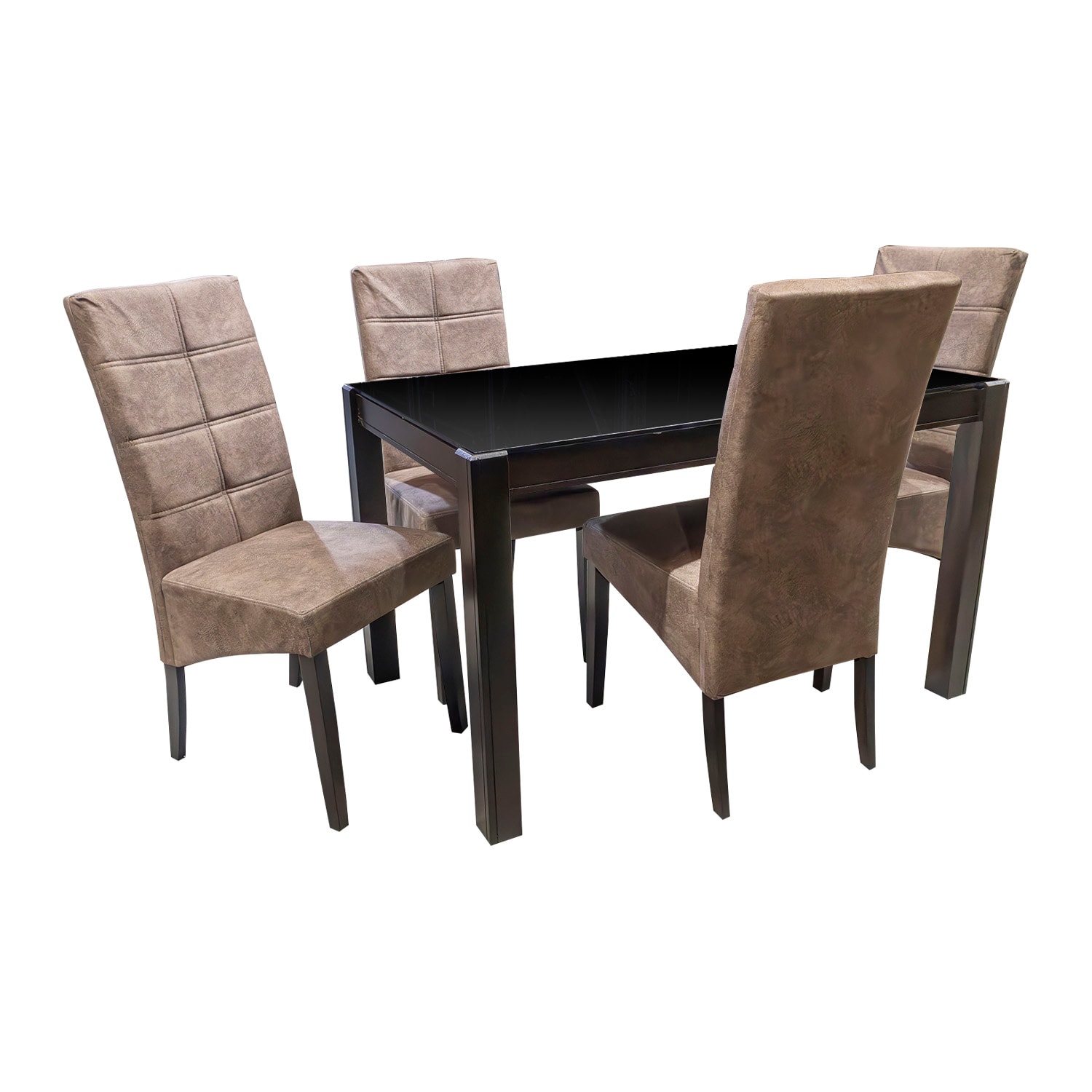 Comedor Bossa Zeta 1+4 Marrón $11,999
