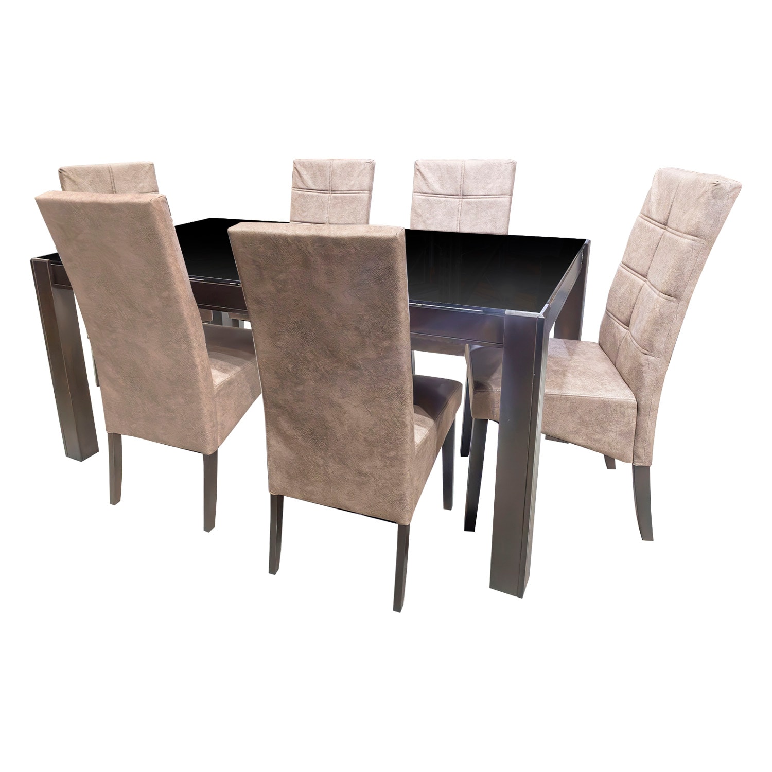 Comedor Bossa Zeta 1+6 Marrón $17,999