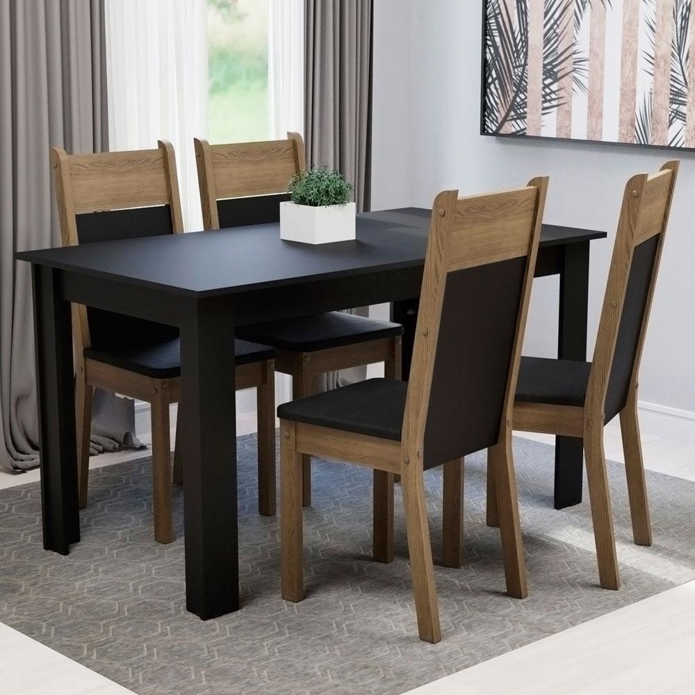 Foto 3 pulgar | Juego De Comedor Con Mesa Y 4 Sillas Madesa Havana Nm