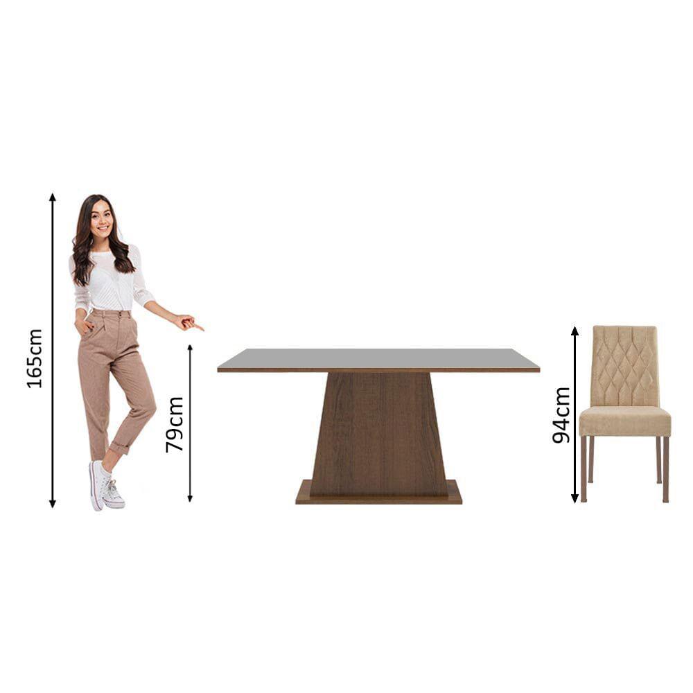 Foto 8 | Juego De Comedor Con Mesa Y 6 Sillas Madesa Britney Mgi
