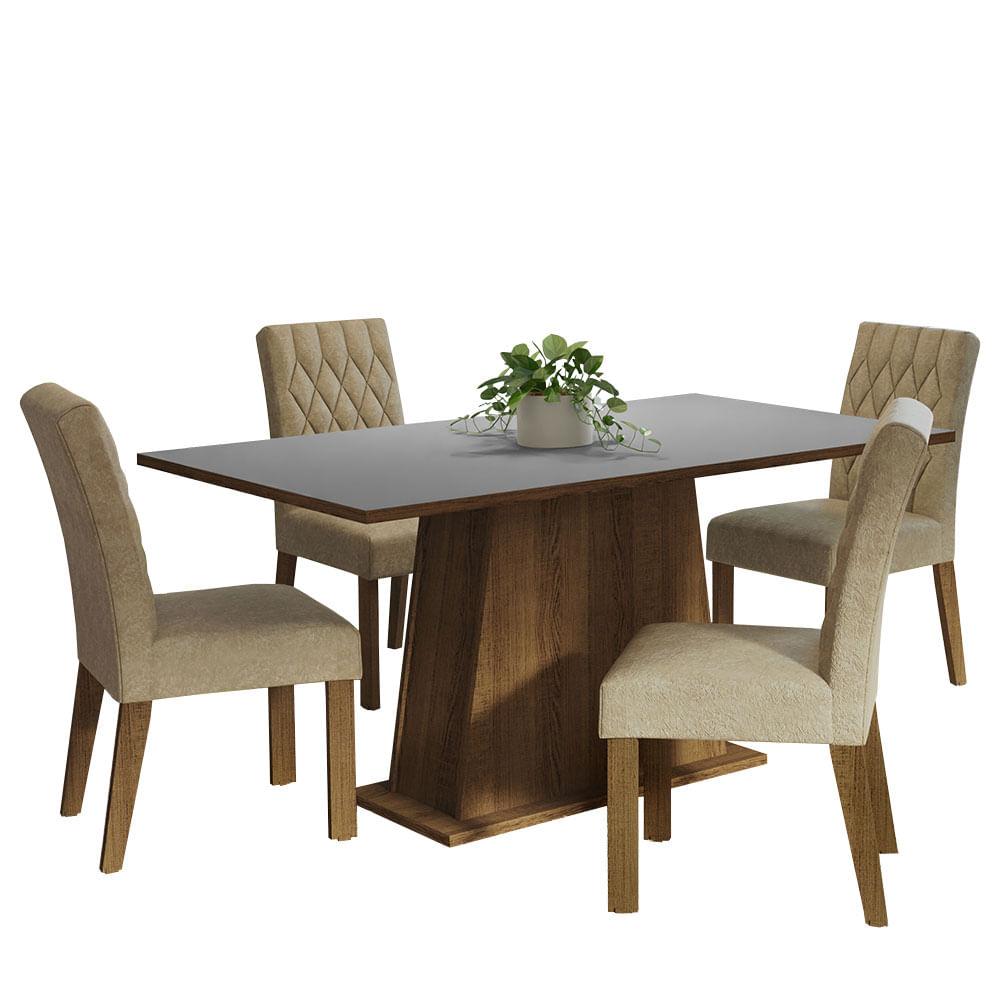 Foto 1 | Juego de Comedor con Mesa y 4 Sillas Madesa Ashley MG