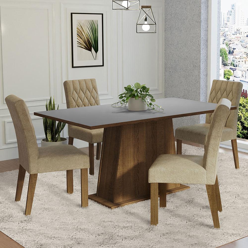 Foto 3 pulgar | Juego de Comedor con Mesa y 4 Sillas Madesa Ashley MG