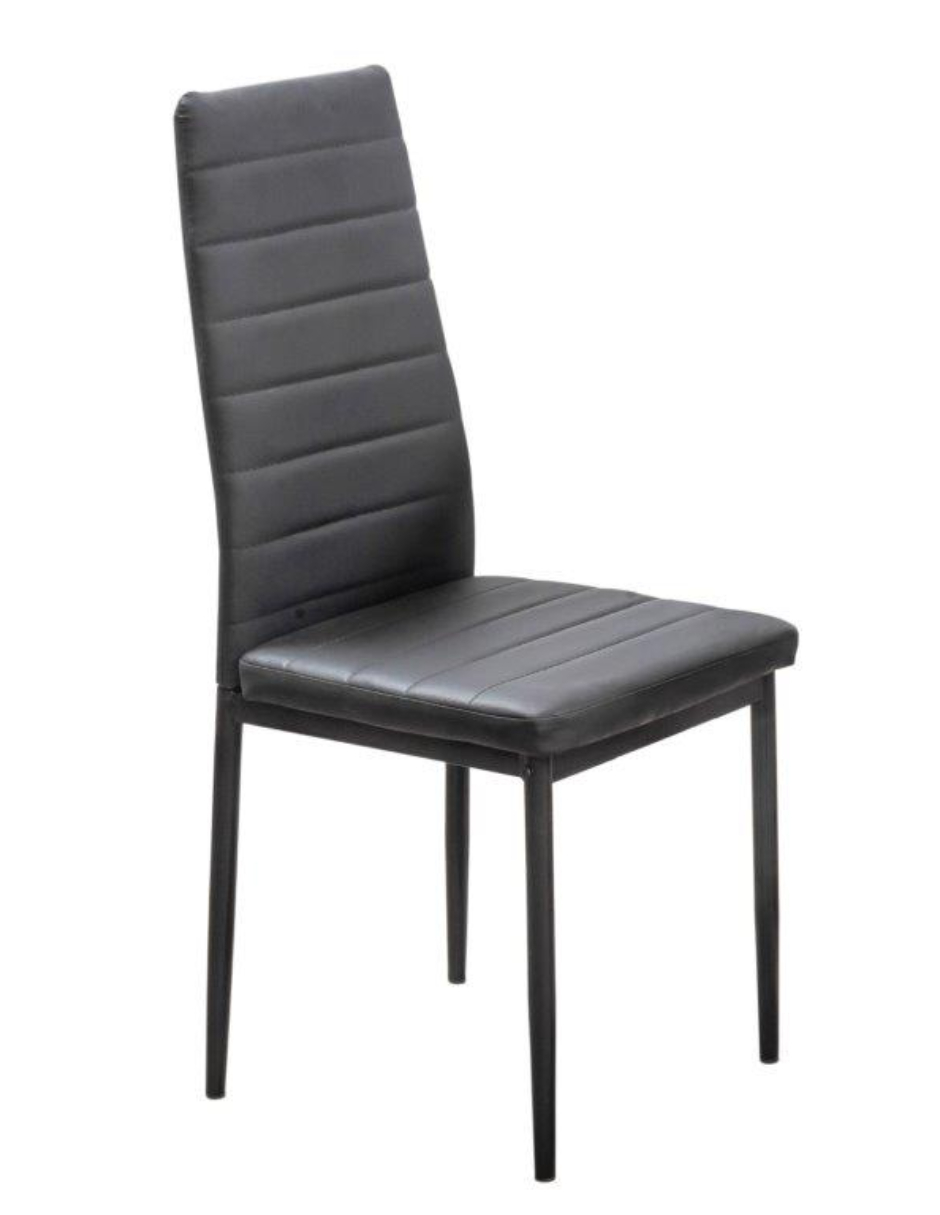 Foto 4 pulgar | Comedor Mobilkraft Toyo Negro con 6 Sillas