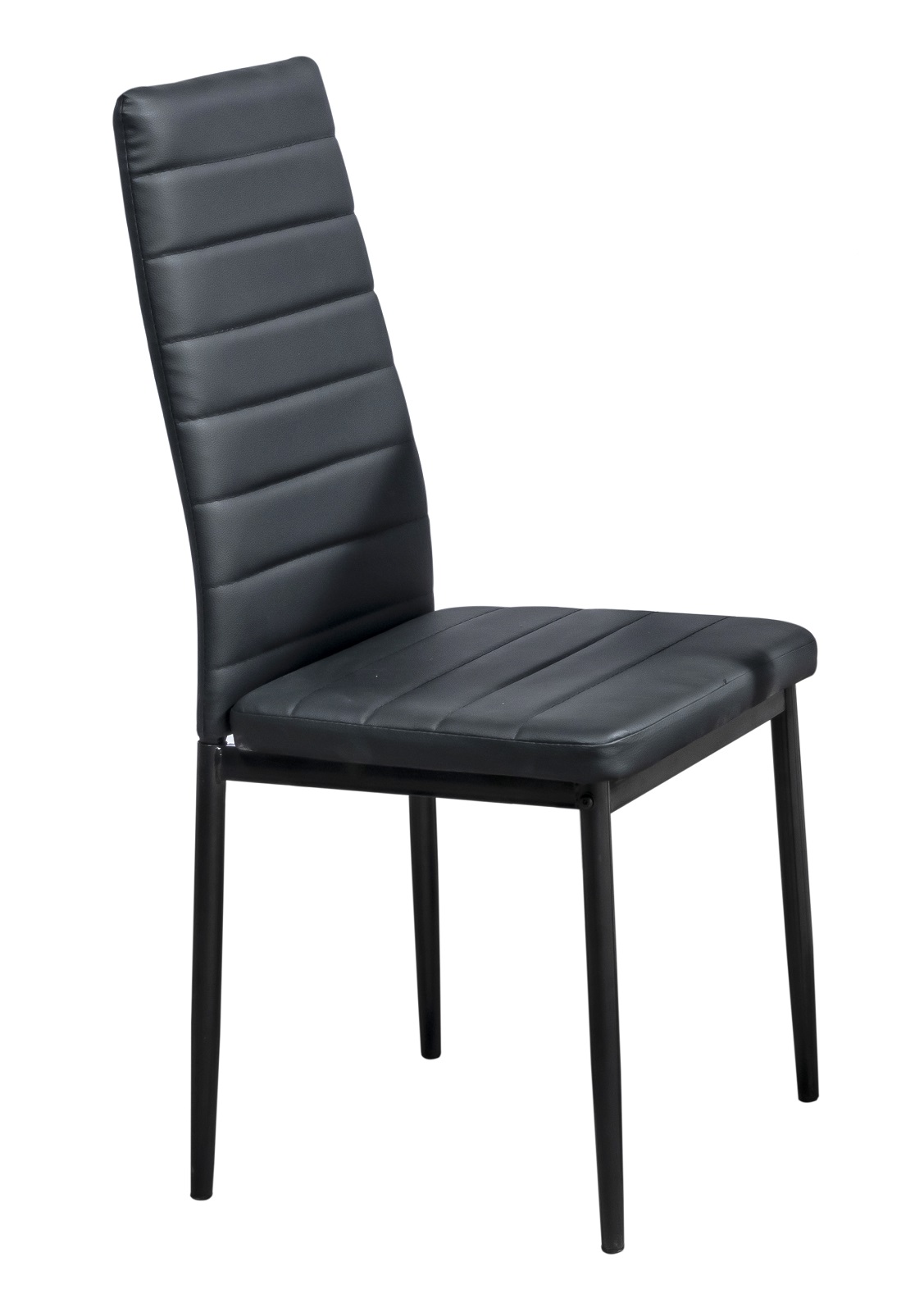 Foto 5 pulgar | Comedor Mobilkraft Toyo Negro 4 Sillas Tubular y Cristal