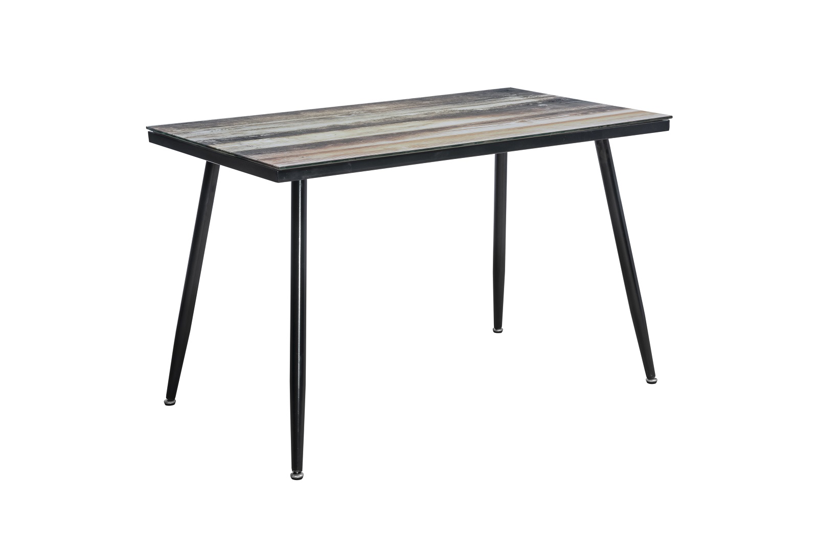 Foto 6 pulgar | Comedor Mobilkraft Toyo Negro 4 Sillas Tubular y Cristal