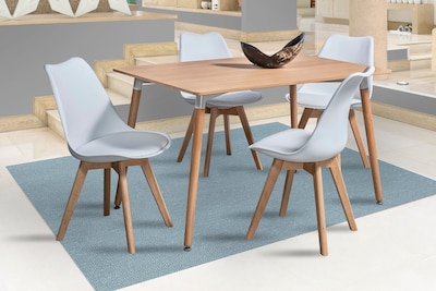 Foto 1 | Comedor Mobilkraft Rex Rectangular 4 Sillas