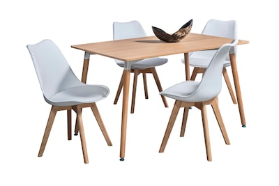 Foto 2 | Comedor Mobilkraft Rex Rectangular 4 Sillas