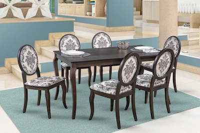 Foto 1 | Comedor Mobilkraft Summer Marrón 6 Sillas de Madera