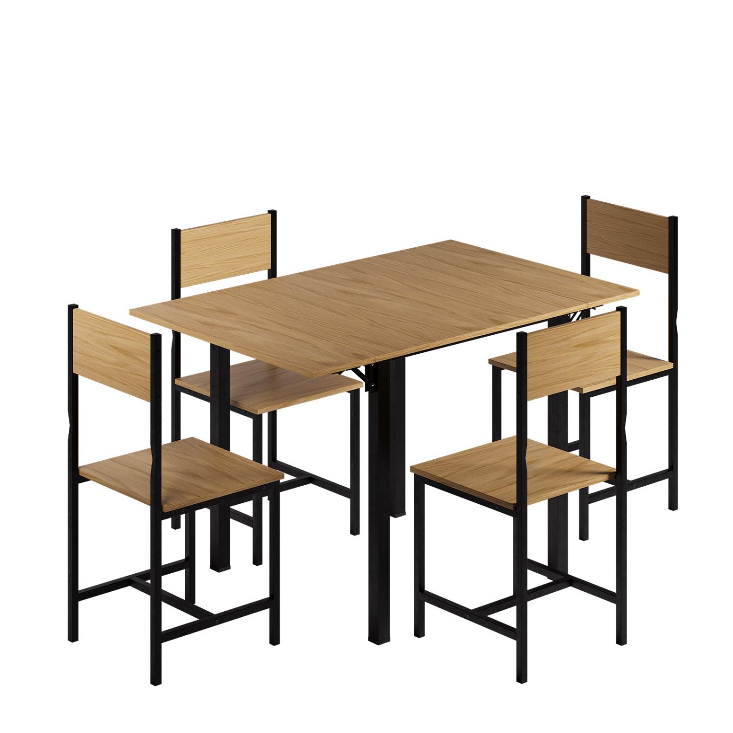 Comedor 4 Sillas Beige Mubson Antecomedor Ponce