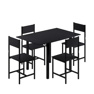 Foto 1 | Comedor 4 Sillas Negro Mubson Antecomedor Ponce