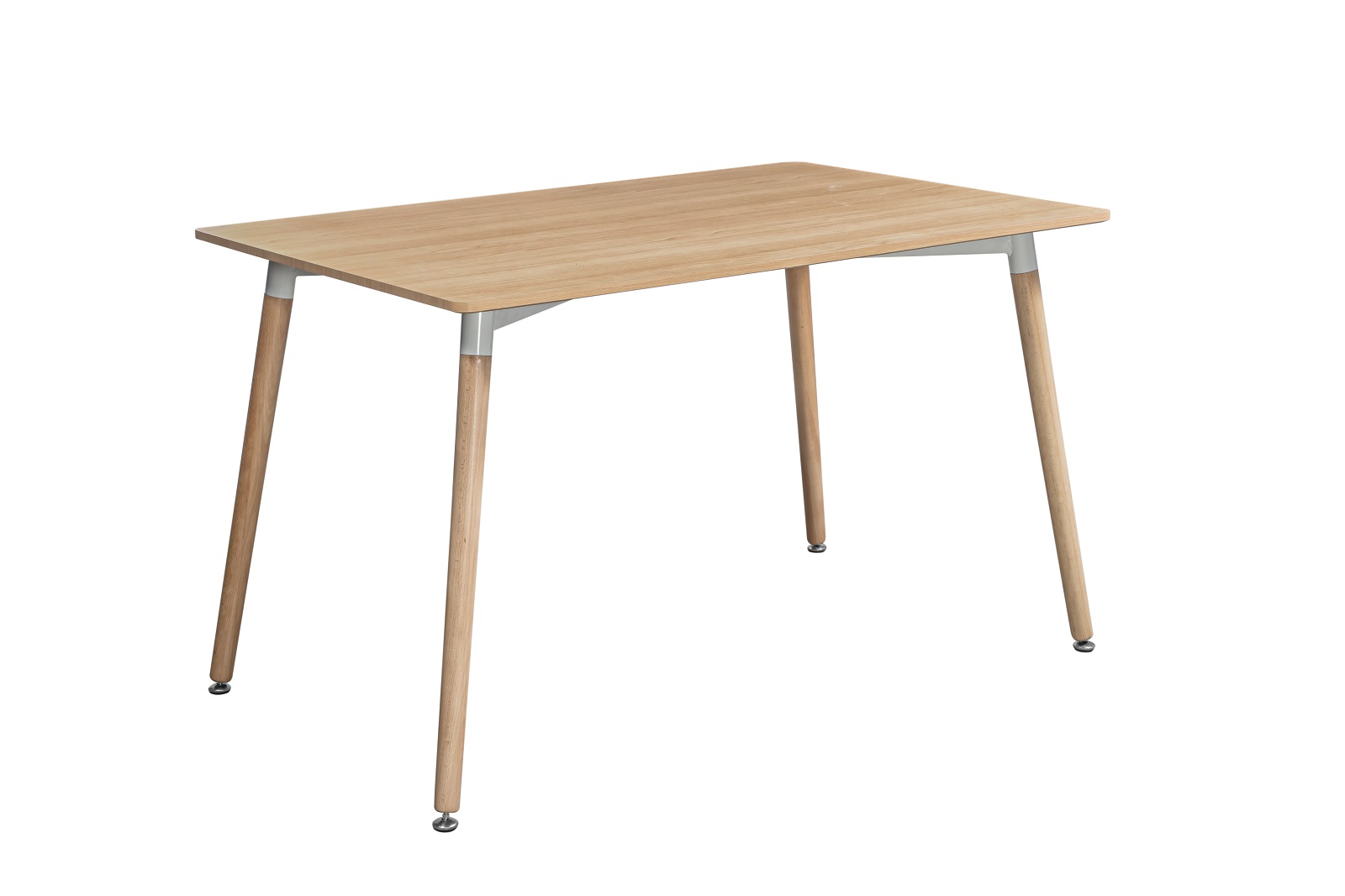 Foto 6 pulgar | Comedor Mobilkraft Ana Gris 4 Sillas Madera y Tubular