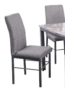 Foto 3 | Comedor Mobilkraft Adra Gris 6 Sillas Tubular
