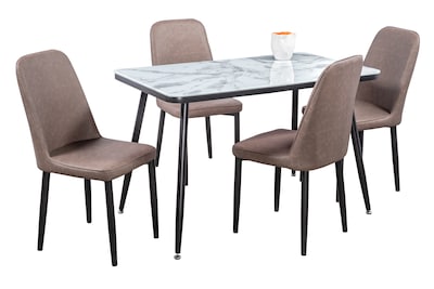 Foto 1 | Comedor Mobilkraft Max con 4 Sillas Cafés