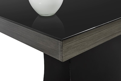 Foto 4 | Comedor Mobilkraft Modelo Giza 6 Sillas Madera y Cristal Gris Obscuro