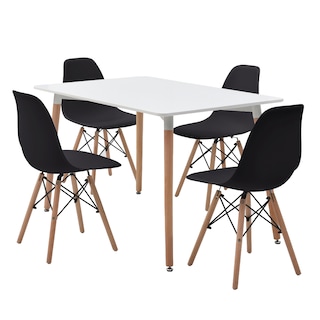 Foto 2 | Comedor Alterego Blanco con 4 Sillas
