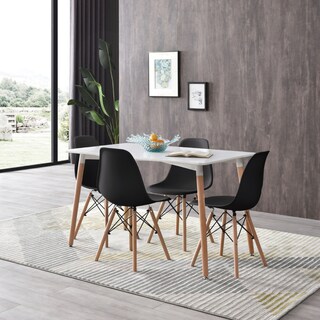 Foto 8 | Comedor Alterego Blanco con 4 Sillas