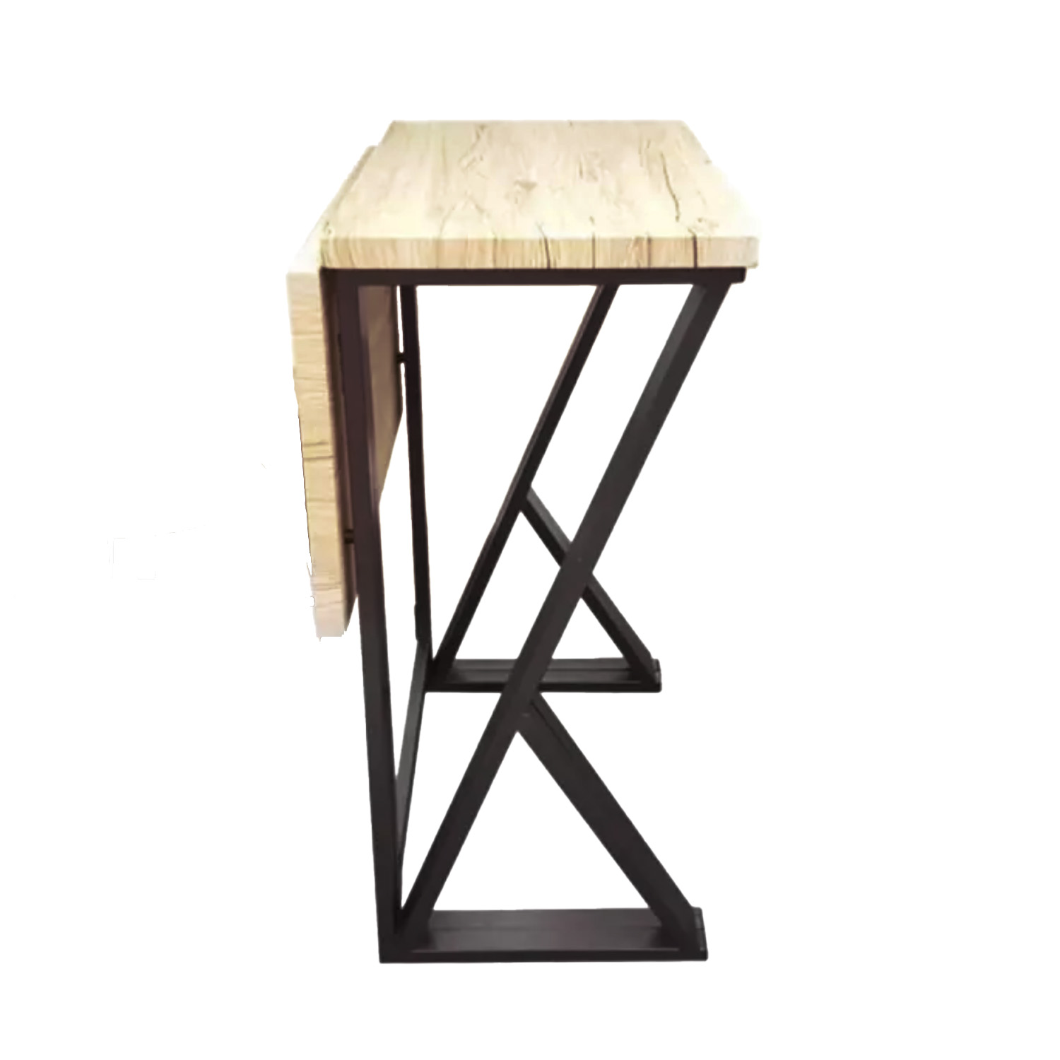 Foto 5 pulgar | Set De Comedor Mesa Ajustable + 4 Bancos Altos Top Living  K4-talln  Color Café Y Negro