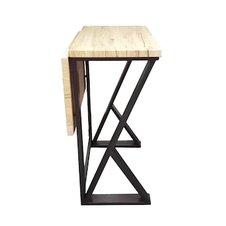 Foto 4 | Set De Comedor Mesa Ajustable + 4 Bancos Altos Top Living K4-talln Color Café Y Negro