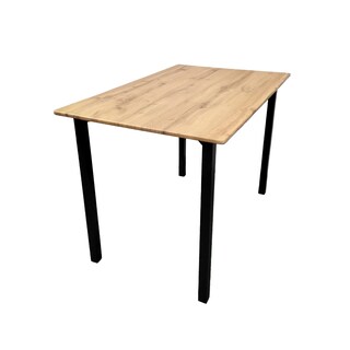 Foto 7 | Set Comedor Mesa Rectangular + 4 Sillas Top Living K4-comn Color Café Y Negro