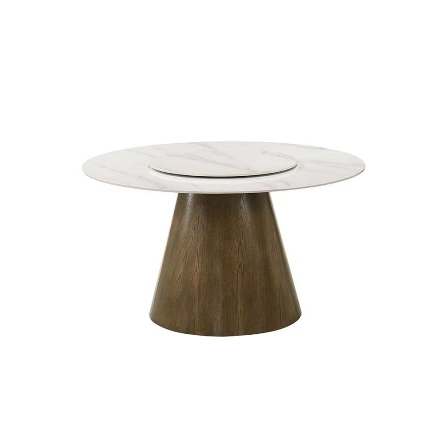 Foto 2 | Comedor Redondo De 6 Sillas Elegante De Madera Bossa Enzo Marrón