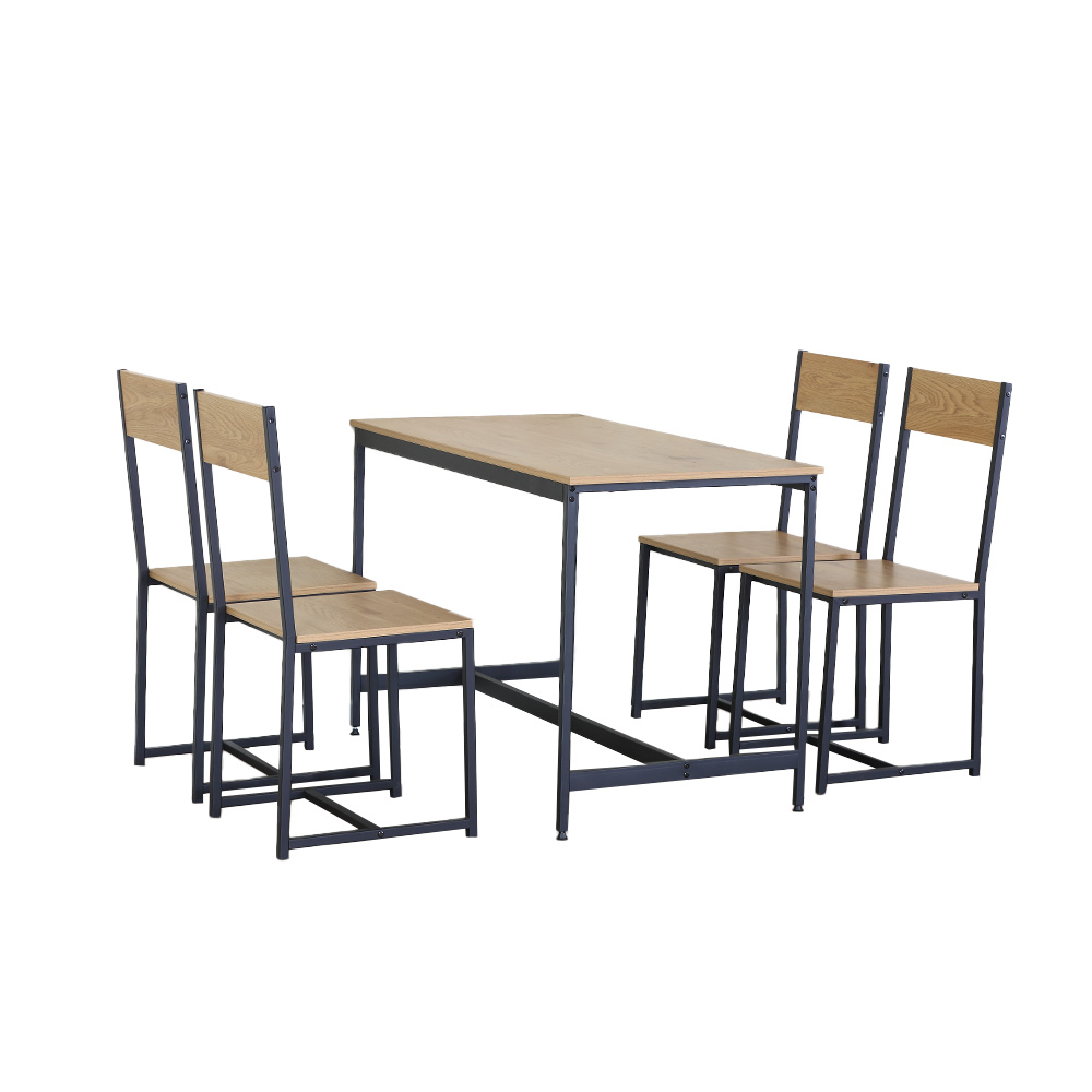 Foto 2 pulgar | Comedor 4 Personas Ilios Innova Madera y Metal Minimalista