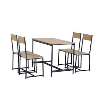 Foto 1 | Comedor 4 Personas Ilios Innova Madera y Metal Minimalista