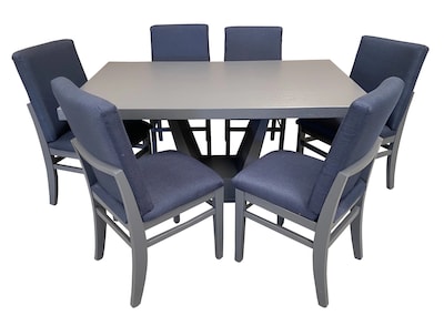 Foto 2 | Comedor 6 Sillas Salvanto Olimpo Gris
