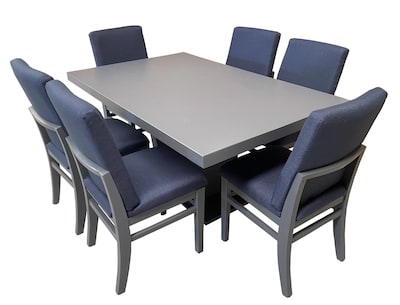 Foto 3 | Comedor 6 Sillas Salvanto Olimpo Gris