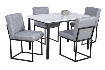 Foto 2 | Comedor Mobilkraft Soria 4 Sillas Rectangular Tubular Y Cubierta De Formica
