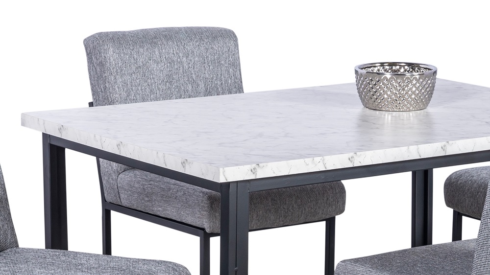 Foto 5 pulgar | Comedor Mobilkraft Soria 4 Sillas Rectangular Tubular Y Cubierta De Formica