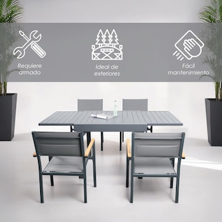Foto 3 | Comedor Extensible Ilios Innova 4 Sillas