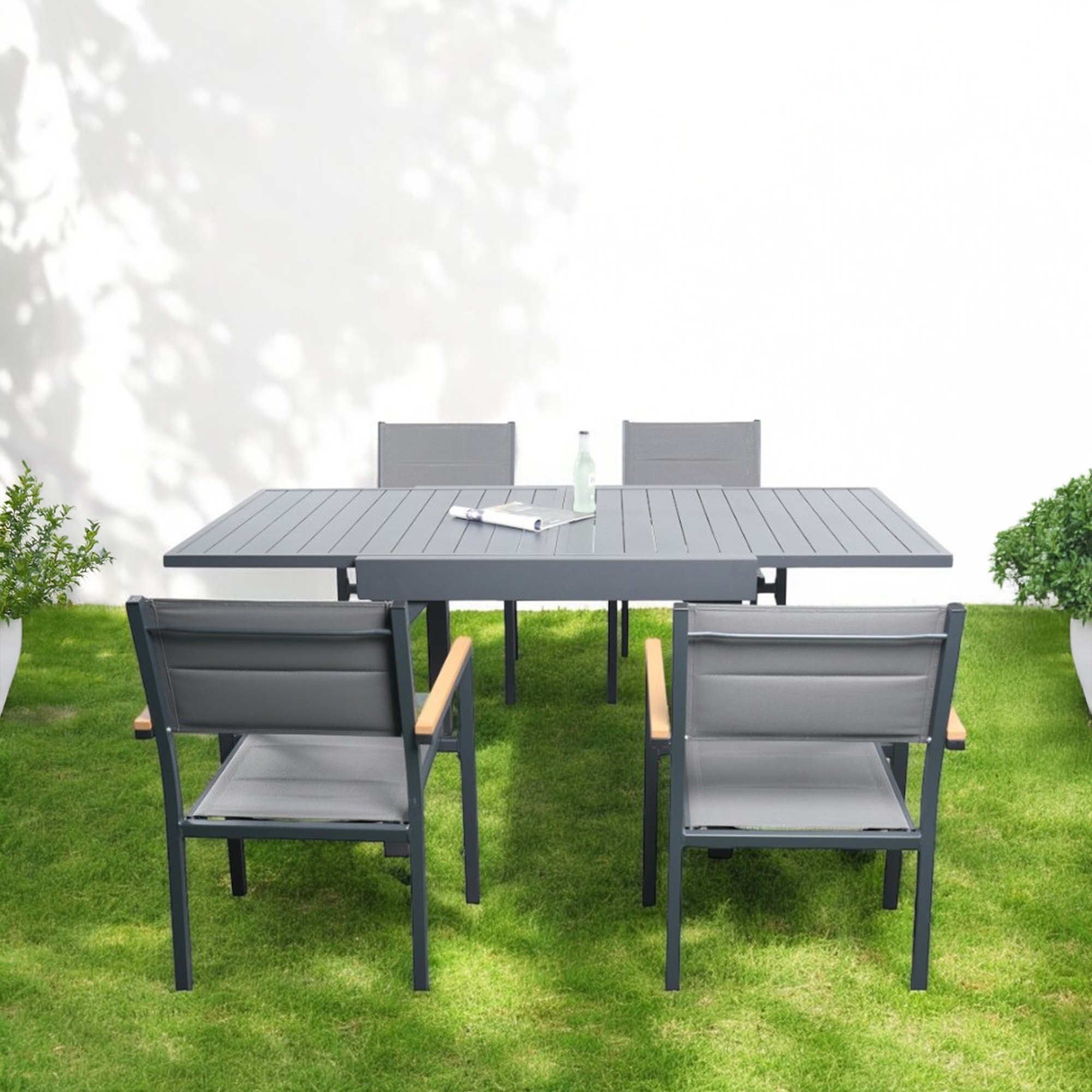 Foto 5 | Comedor Extensible Ilios Innova 4 Sillas