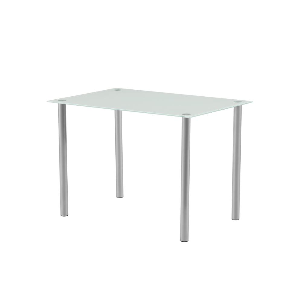 Foto 4 pulgar | Juego De Comedor 4 Sillas Mesa Rectangular Cristal Elegante