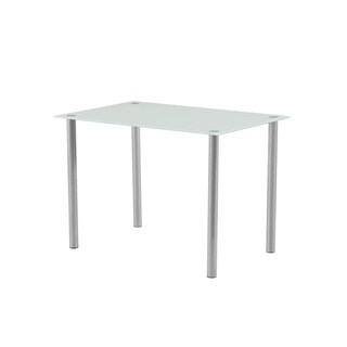 Foto 3 | Juego De Comedor 4 Sillas Mesa Rectangular Cristal Elegante