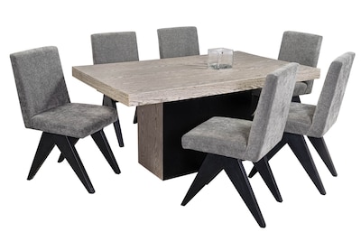Foto 2 | Comedor Japón 6 Sillas Gris Madera Laminado Mobilkraft