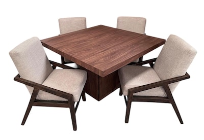 Foto 1 | Set De Comedor 4 Sillas Salvanto Denver