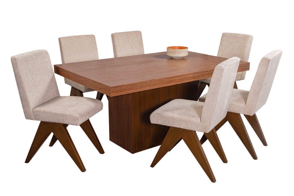 Foto 3 pulgar | Comedor Japón 6 Sillas Café 6 Sillas Madera Mobilkraft